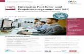 Enterprise Portfolio- und Projektmanagement mit SAP...1. SAP PPM S/4 HANA on premise in der Microsoft Azure Cloud, Martin Baldinger, Festo 2. Model Company, Michael Fecke, SAP 3. PPM