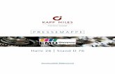 PRESSEMAPPE - KAPP NILES€¦ · Integrated automation | other automation solutions possible Quick and easy change of the gripper Automatical loading . 7 KAPP NILES Callenberger Str.