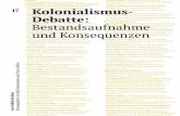 Deutscher Kulturrat - Schuld und Sühne S. 13 S. 49 17 Kolonialismus- · 2019-10-14 · Kolonialismus-Debatte: Bestandsaufnahme und Konsequenzen Auf 1. lage Berlin, Oktober 2019 Nachdruck