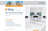 Mediadaten Stbg · 2018-02-06 · Die Steuerberatung ist das offizielle Organ des Deutschen ... Kanzlei organisation sind daher wichtige Inhalte der Zeitschrift. Für Ihre direkte