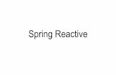 Spring Reactive - QConSP · spring-boot-starter-weþfl factld>  @Controller, @RequestMapping Router Functions spring-webmvc Servlet API Servlet