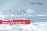 EMA-Whitepaper Office365 DE · WHITEPAPER // TEAMWOR FR DATENSICHERHEIT UND ARCHIVIERUNG: EMA® UND OFFICE 2 EDITORIAL Microsoft bietet Funktionen zur Archivierung von E-Mails als
