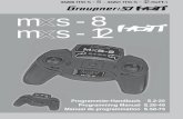 33200 mxs8 jh neu DE EN FR - Amazon S3Programmier-Handbuch S.2-25 Programming Manual S.26-49 Manuel de programmation S.50-73 33200 mxs-8 - 33201 mxs-12.HoTT.1 mxs-8 mxs-12