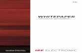 WHITEPAPER - ipf electronic€¦ · ist als Gegenelement ein Reflektor (Triplespiegel / Retroreflektor) notwendig. Wie beim Einweg-System, wird auch beim Reflexions-System die Lichtunterbrechung