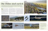 SZENE Airshow-Highlights Die Oldies sind zurück · Kunstflugzeuge wie die Extra EA300L sowie moderne und historische Segelflieger ihr Kön - nen in der Luft. Mitfliegen konnten die