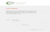 LEITFADEN - SR Managementberatung GmbH · Datenqualität (ISO 50006 Kapitel 4.5) - normalisierte Daten Messung und Verifizie-rung (ISO 50015) Messung und Verifizie-rung der energiebezoge-nen