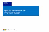 Volume Licensing - stw-datentechnik.de · Microsoft-Volumenlizenzierung – Bestimmungen für Onlinedienste (Deutsch, März 2018) 2 Inhalt Einleitung Allgemeine Bestimmungen