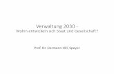 Verwaltung 2030 - Hamburg...Start-up-Methoden 1. „Sketch out your hypotheses“ „usiness Model Canvas“ statt Masterplan 2. „Listen to customers“ „Get out of the building“