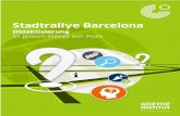 Stadtrallye Barcelona - Goethe-Institut€¦ · Didaktisierungsvorschlag zur Stadtrallye „App durch Barcelona“ – In jedem steckt ein Poet 7 Kopiervorlage 5 – Und noch mehr
