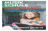 MUSIK SCHULE KILCHBERG R£“SCHLIKON 6 7 Im Schuljahr 2018/19 unterrichteten an der Musikschule Kilchberg¢â‚¬â€œR£¼schlikon