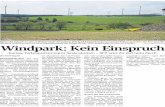 Fotomontage: Abowind/nh Windpark: Kein Einspruch · angelegtes Geld“, sagte Bür-germeister Hilmes. Am Montag, 20. August, wird sich die Wildecker Ge-meindevertretung ab 20 Uhr