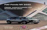 FIAT Panda MY 2020 · 2020-02-18 · CROSS 4x4 319.1CR.3 TwinAir 85 Benzin Euro 6d TEMP-EVAP 85 10% 163 15.953,85 20.390,-TRUSSARDI 4x4 319.1TR.3 TwinAir 85 Benzin Euro 6d TEMP-EVAP