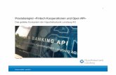 Praxisbeispiel «Fintech Kooperationen und Open API» · 2017-12-07 · Bank beginnt mit Dynamik und Innovation im Kopf 16 Das gelebte Ecosystem der Hypothekarbank Lenzburg AG Grundlagen