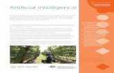 NATINAL RURAL ISSUES Transformative Artificial intelligence · Artificial intelligence is normally associated with computers with human-level intelligence in areas like speech and