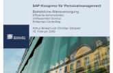 SAP-Kongress für Personalmanagement Betriebliche ... - betriebliche Altersversorgung_20090213.pdf · SAP-Kongress für Personalmanagement Arthur Binkert und Christian Strasser 16.