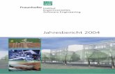 AR 2004 D - Fraunhofer · Leitstand für Software-Wartung und -Betrieb 81 Das Virtuelle Büro der Zukunft 84 RTLOpen – Eine offene Plattform für Echtzeitanwendungen im Maschinenbau