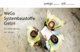 WeGo Systembaustoffe GmbH · 2020-04-30 · Historie Gewachsen aus der Historie, erwachsen im Jetzt. Unternehmenspräsentation 5 2019 Marktaustritt aus Österreich Neuer Markenauftritt