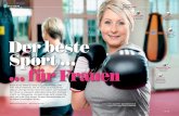 Ausd Auer reAK tion Der beste Sport … … für Frauen · z.B. ; FiT & GESunD. Problem, das Training an kör - perliche Einschränkungen anzu-passen“, sagt der 53-Jährige, „bei