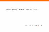 SonicWall™ Email Security 9 · Wenn Email Security eine Nachricht als Junknachricht ei nstuft,, wird die Nachricht in einem Junkordner auf dem Email Security-Server gespeichert,