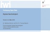 Vorlesung Open Data Digitale Nachhaltigkeit...Open Data > 03: Digitale Nachhaltigkeit FS 2018 1 Vorlesung Open Data Digitale Nachhaltigkeit Termin 3, 8. März 2018. Dr. Matthias Stürmer