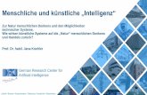 Menschliche und künstliche „Intelligenz“ · PDF file Digital Transformation Enables + Needs AI 60/70s: selected data in small amounts - support business processes since 00s: arbitrary