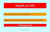 Begriff des IPR · „mündig“ iSd § 151 ABGB (zB Verfügung über eigenes Erwerbseinkommen) 15jähriger Österreicher andere StA? Verallseitigung von Art 7 Abs 2. IPR Thomas Rauscher