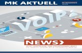 NEWS · 2018-08-16 · MK AKTUELL 08/2018 KUNDENMAGAZIN MK NETZDIENSTE NEWS JETZT UMSTELLEN. DER COUNTDOWN LÄUFT. Die Telekom schließt die IP-Umstellung 2018 ab.