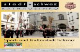 Das Programmheft finden Sie als Beilage dieser Ausgabe ...€¦ · Amtliche Mitteilung der Stadtgemeinde Schwaz – Ausgabe Nr. 5, Mai/Juni 2016 Sport- und Kulturstadt Schwaz Das