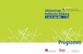 Aktionstage Politische Bildung Politische Bildung 2005 in Österreich finden vom 27. April bis 15. Mai statt. In Österreich wurde die Idee zu den Aktionstagen entwickelt und dort