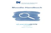 Moodle-Handbuch - hs-niederrhein.de · den Moodle-Kurse in „laufende “, „künftige“, „vergangene“, „als Favorit markiert“ und „verbor-gene“ einsortiert, wenn in