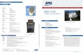 R EAL-TIM E M ISSION CRITIC A L VID EO | D ATA SOLUTION S ... · The BMA-7100 system can be configured with several types of high gain reflectors: The BMA-7100 system has several