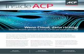 Wenn Cloud, dann richtig! - acp.de ACP (Print Newsletter... · die Hochleistungsanalyseanwendung SAP Hana. Als führender HPE Platinum Partner, der kürzlich die Auszeichnung „Partner