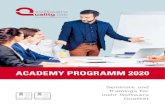 Software Quality Lab - ACADEMY PROGRAMM 2020 · 2020-03-04 · Software Quality Lab GmbH Linz Gewerbepark Urfahr 6 4040 Linz, Österreich +43 5 0657-0 Wien Mariahilfer Straße 136