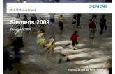 Das Unternehmen 2009 - Siemens€¦ · Unsere Werte – Höchstleistung mit vorbildlicher Ethik Wir verpflichten uns zu ethischem und verantwortungsvollem Handeln Verantwortungsvoll
