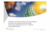 Arbeiten des DLR Instituts für Aeroelastik für HALO im ... · Investigation of new configurations by validated FE model and/or modal correction methods More initial effort, less