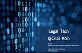 Legal Tech @OLG Köln · Leben 2.0: Mensch 3.0 wissenschaftliche Revolution Die letzten 500 Jahre haben die Erde verändert wie keine vergleichbare Periode zuvor: • Aufklärung