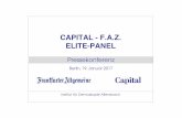 CAPITAL - F.A.Z. ELITE-PANEL€¦ · Geschäftsführer Inhaber Vorstandsvorsitzende, Vorstände Direktoren 90 Chefs von Firmen mit 1.000 bis 4.999 Beschäftigten 83 Chefs von Firmen