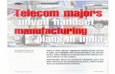 Presentation4 · 4 ) Cover Story ìTeleconnajors Now! GHI a Geetanjali Wadhwa & Pradeep Chakraborty  Abou acturlnL There is little telecom equipment manufacturing activity
