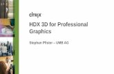 HDX 3D for Professional Graphics - Amazon Web Services...•HDX3D Pro benutzt XenDesktop Infrastruktur (DDC, Lizenzen usw.…) •Zielanwendungen benötigen im allgemeinen Grafikkartenbeschleunigung,