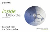 Connect with the future today - Deloitte United States...man auch heute noch bevorzugt Krawatte. Das ist schlecht – denn Innovation braucht die spezifischen Perspektiven unterschiedlicher
