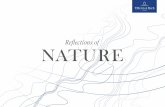 Reflections of NATURE · 2018-04-16 · Reflections of NATURE Die Natur hat viele Gesichter. Doch so unterschiedlich diese auch sein mögen, sie unterliegen alle einem melodischen