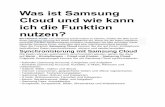 Was ist Samsung Cloud und wie kann ich die Funktion nutzen?L.pdfSchaltfläche Deaktivieren aus (ist das Feld ausgegraut, kann die App nicht deaktiviert werden). Daraufhin erfolgen,