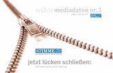 .zahlen - STIMME.de · Profitieren Sie von der starken regionalen Marke, ... .zahlen 6 036 813 Page Impressions ... Nachrichten Heilbronn 942 928 300 € 350 € 400 € 600 € 1000