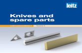 Knives and spare parts - leitz.org · 8. Knives and spare parts 8.3. Spacers 35 8.1. Knives and blank knives 2 8.1.1 Turnblade knives 2 8.1.2 Spurs 9 8.1.3 Grooving knives / profile