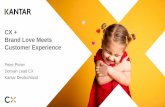 CX + Brand Love Meets Customer Experience · Source: Global Monitor, Kantar Consulting (C) Kantar 2019, Peter Pirner, Domain Lead CX 3. Kunden sind heute nicht mehr einer Marke ...