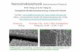 Nanostrukturphysik (Nanostructure Physics) · Development of solid state physics and material science are ... the glassy and crystalline state materials. A B Grain boundary in NiO.