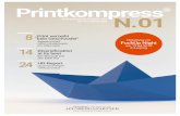 Printkompress N. 01 - Apenberg & Partner...Das Marktvolumen der Druckindustrie, das sich 2016 auf 2.695 Milliarden Dollar belief, ist damit mehr als doppelt so groß wie das des weltweiten
