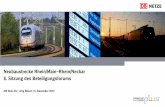 Neubaustrecke Rhein/Main Rhein/Neckar 8. Sitzung des ... · 12/06/2019  · 8. Sitzung des Beteiligungsforums DB Netz AG | Jörg Ritzert | 6. Dezember 2019. 1.2 3 DB Netz AG | Jörg