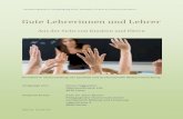 Gute Lehrerinnen und Lehrer - PH Zürich · 2015-05-21 · Der Titel für meine Vertiefungsarbeit stand somit fest: „Gute Lehrer und Lehrerinnen – aus der Sicht von Kindern und