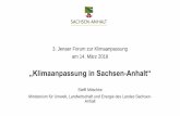 3. Jenaer Forum zur Klimaanpassung am 14. März 2018...erforderlich, sektorenübergreifend kommunale Anpassungsstrategien zu erstellen, die die möglichen klimatischen Veränderungen
